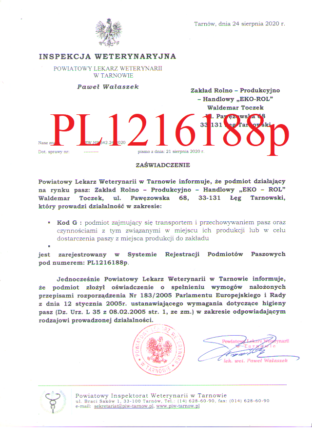 Nr Paszowy: PL1216188p